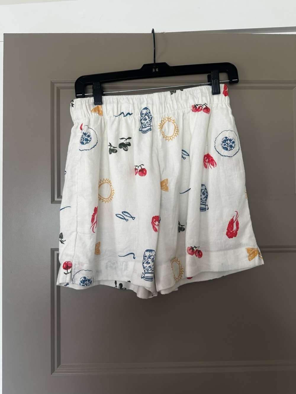 Abercrombie and Fitch Coastal Linen Shorts